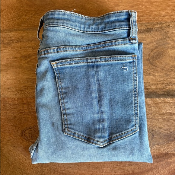 Rag & Bone Cate Mid Rise Ankle Skinny Jeans Size 30 light wash - Picture 1 of 8